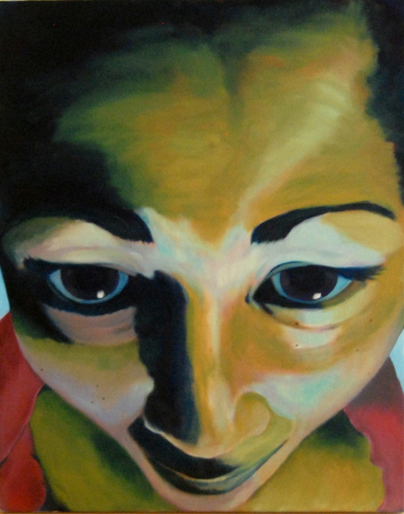 What the DreamKeeper Saw, oil on 30x40 gallery wrap canvas