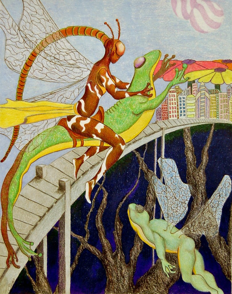 Evolutionary, pencil on 11x14 paper, framed