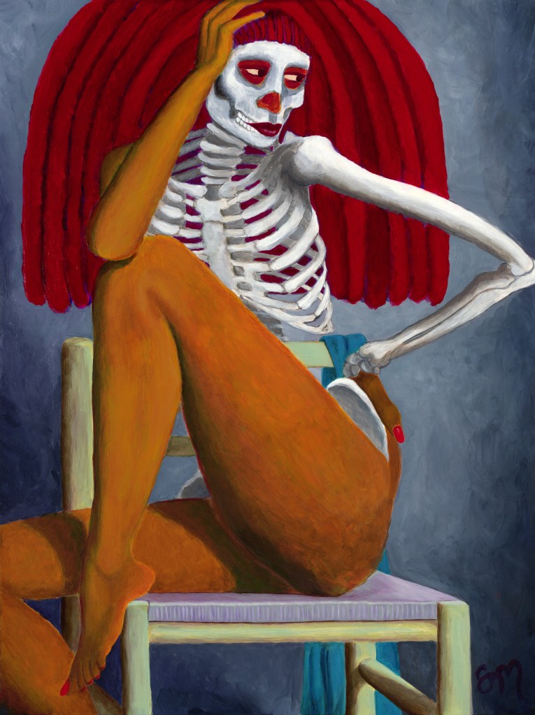 That Hollow Feeling, acrylic on 18x24 wood panel