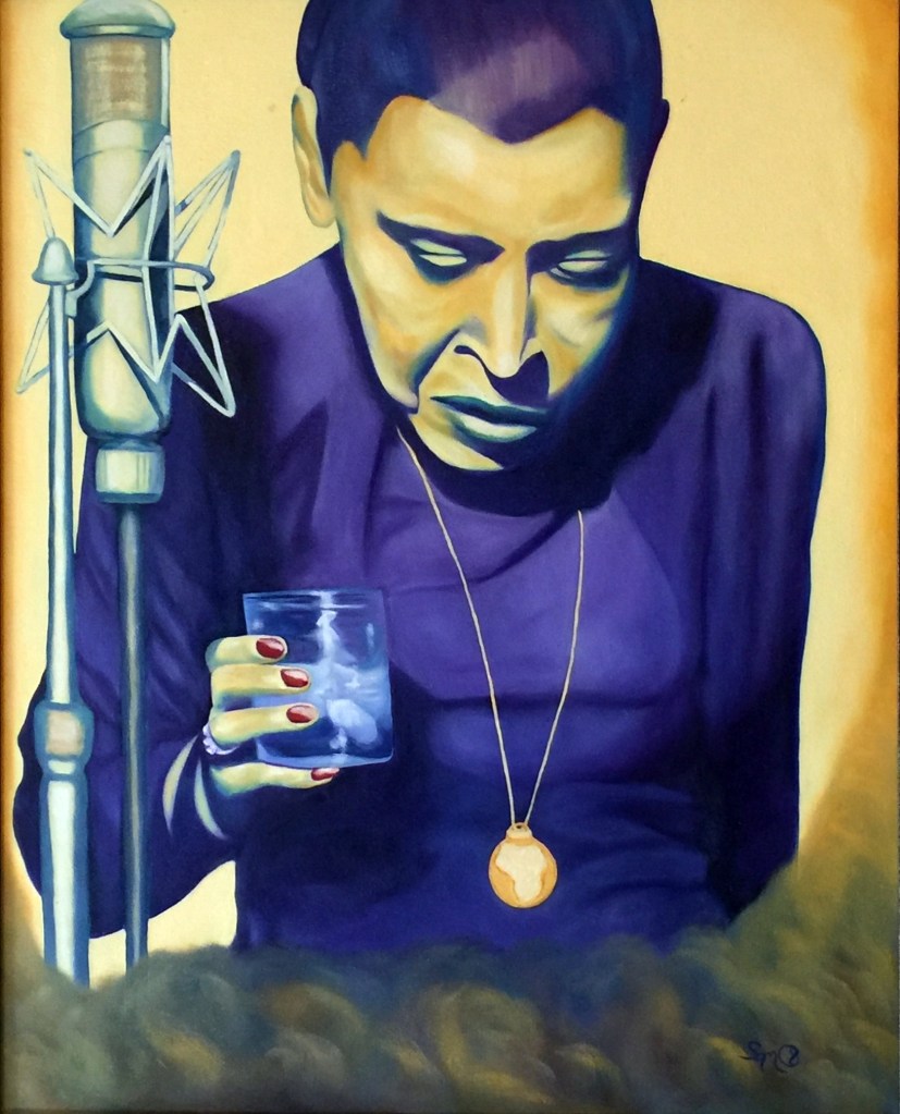 Lady in Distress, oil on 22x28 canvas, framed